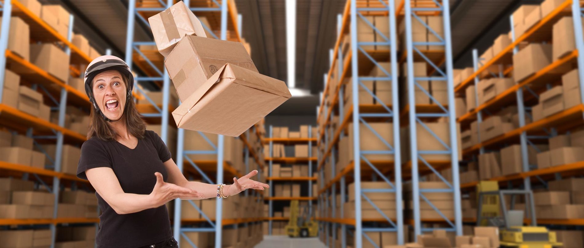 Paket Lagert Und Wird Am Gewünschten Liefertag Zugestellt Logistik Pakete im Lager